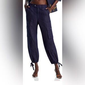 cinq a sept Zola Tie Hem Cargo Pants